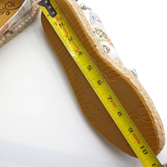 Disney Princess Pastel Portraits Ubuntu Espadrille Shoes Handmade SZ 8.5 NWOT - Picture 16 of 16